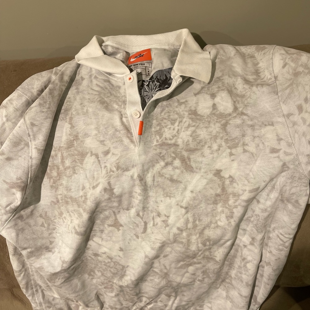 Nike floral golf shirt